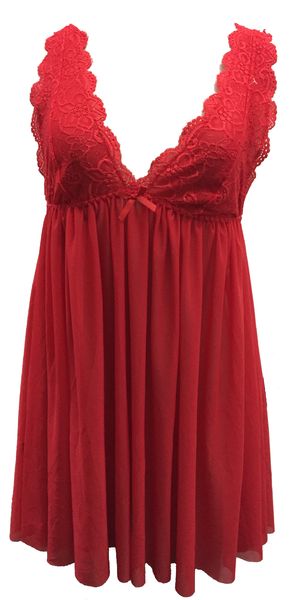 Lace Nighty A320 Red