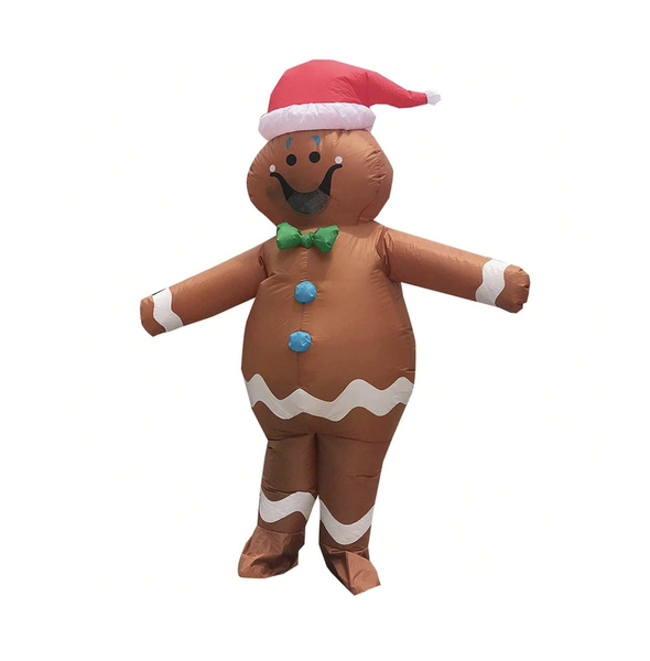 Inflatable Gingerbread Man - Christmas Costume