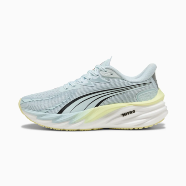 Puma Women's Velocity Nitro 4 Road Running Shoes - Sea Glass/Gold Moon