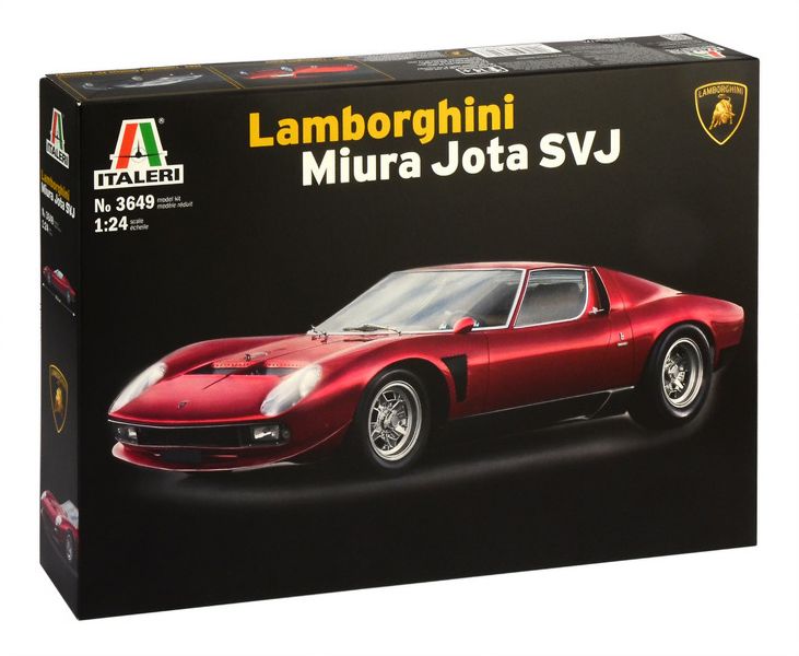 Italeri 1/24 Lamborghini Miura Jota SVJ Plastic Model Kit