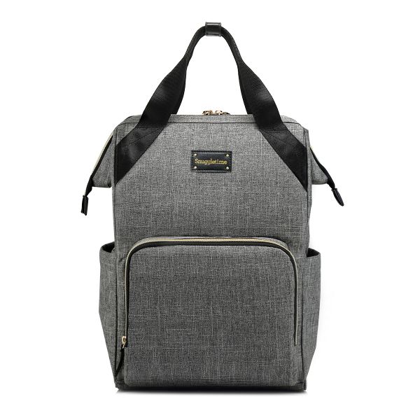 Snuggletime Oxford Backpack Nappy Bag - Grey