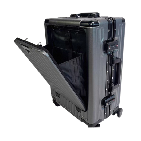 Luxury Aluminum Frame Multifunctional Suitcase - Cabin Luggage