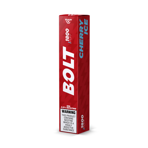 BOLT 1800 PUFF Disposable 5ml - Cherry Ice - 50mg/5%