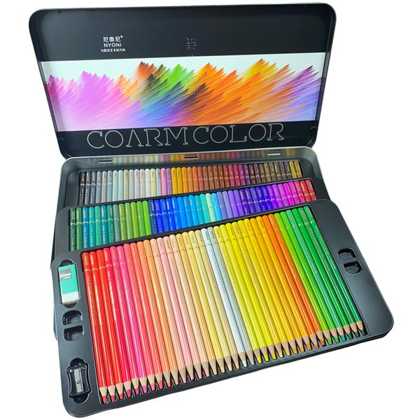 Nyoni - 120 Oil Based Colour Pencils - In Metal Box Set