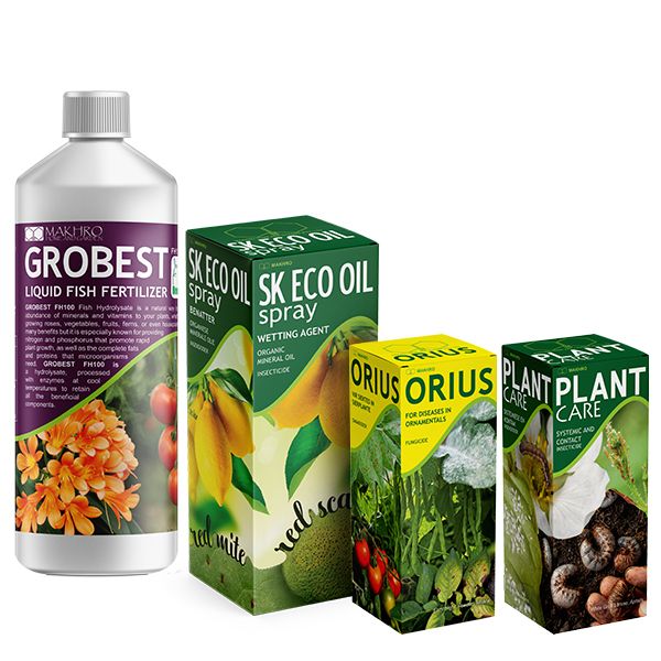 Makhro General Gardening Combo Orius, Plant Care, Sk Eco Oil & Grobest Shop Today. Get it