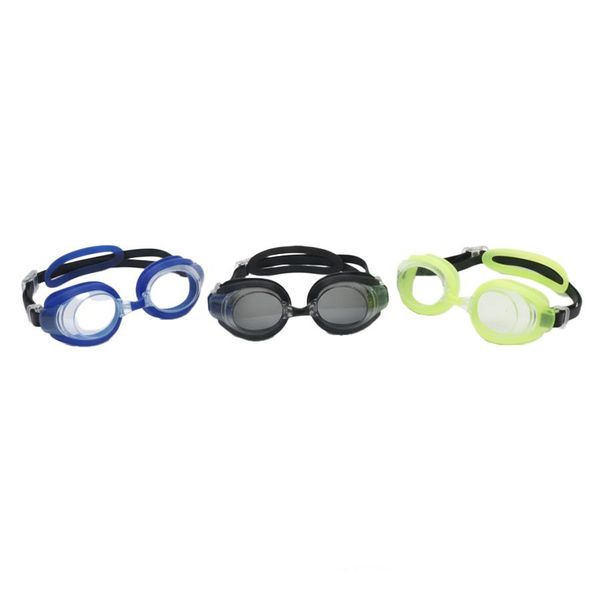 3Piece Swim Goggles for Adults &amp; Kids - Anti-Fog UV