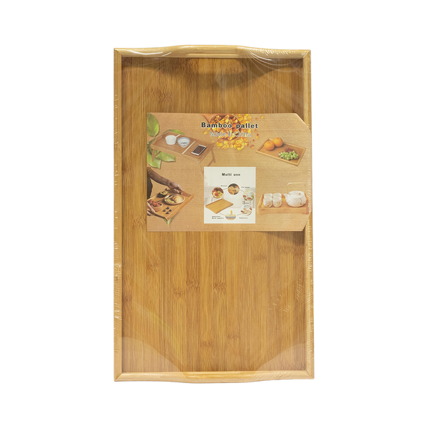 Kitro Bamboo Breakfast Wood Serving Tray