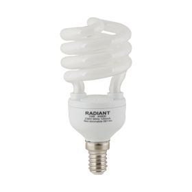 Radiant Fluorescent Mini Spiral 15w E14 Cool White Shop Today Get It Tomorrow