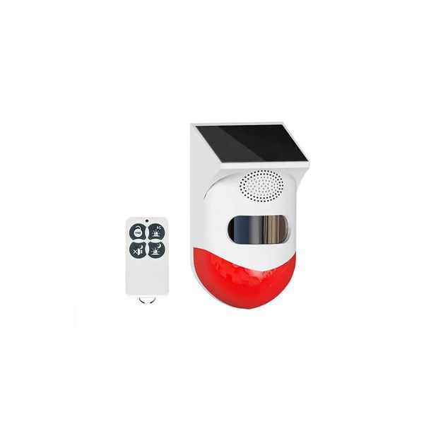 Solar PIR Sound And Light Alarm