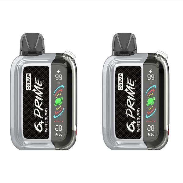 Oxbar G-Prime 25000 Puff Disposable Vape - White Gummy (Pack of 2)