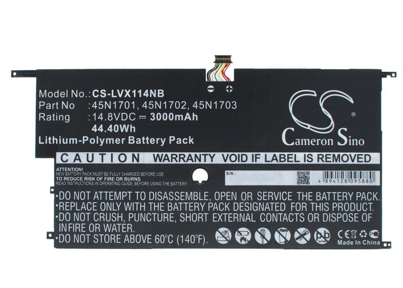 LENOVO ThinkPad New X1 Carbon 20BTA01TCD Notebook, Laptop Battery/3000mAh