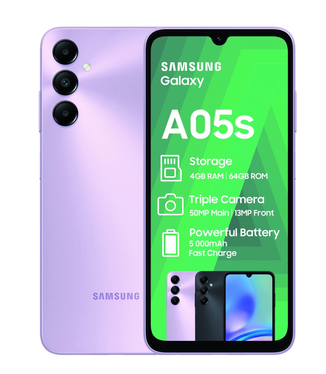 Samsung Galaxy A05s 64gb Lte Dual Sim Light Violet Shop Today Get