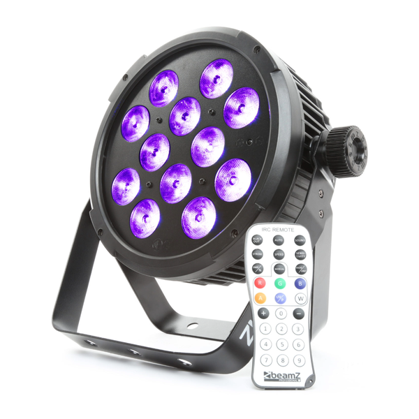 Beamz BT300 LED Flat PAR 12x10W 6-IN-1 LEDs