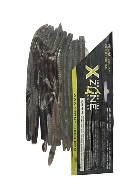 X Zone Deception worm 6" - 12 Pack