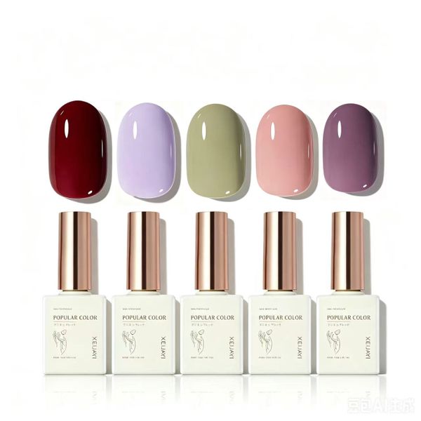 XEIJAYI Soak off/UV LED Gel Polish 5Pcs