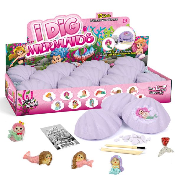 12 Piece Junior Dig Kit - Mermaids