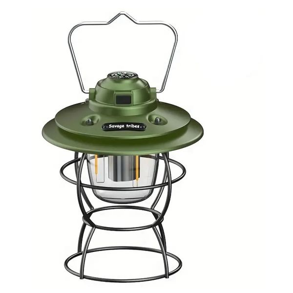 Portable Rechargeable Retro Camping Light With Compass FA-XQ-Y05