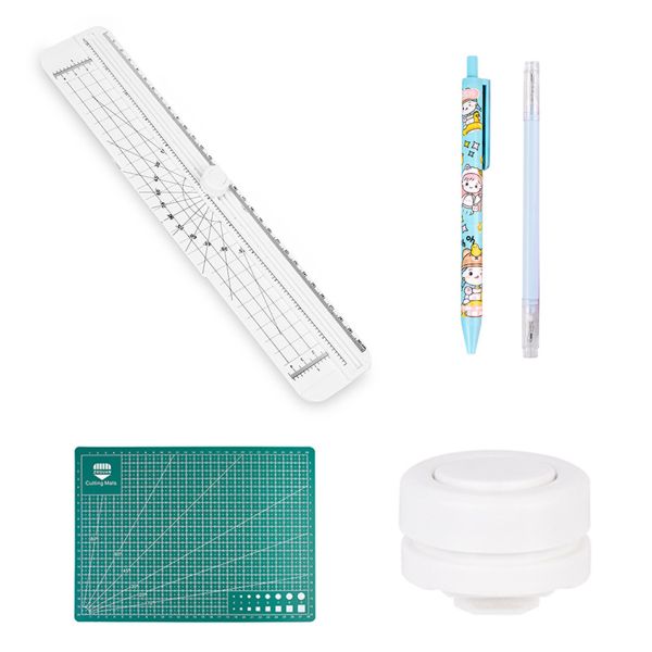 A4 Paper Trimmer &amp; 1 Knife Pen 1 Double Head Pen 1 Blade 1 Cutting Mat-819