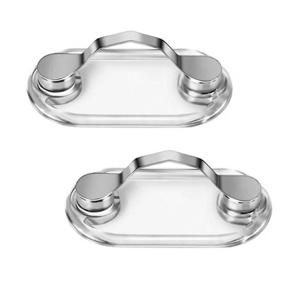 Fashion Magnetic Eyeglass Holder Magnet Pins for Clothes Shirt 2 Set