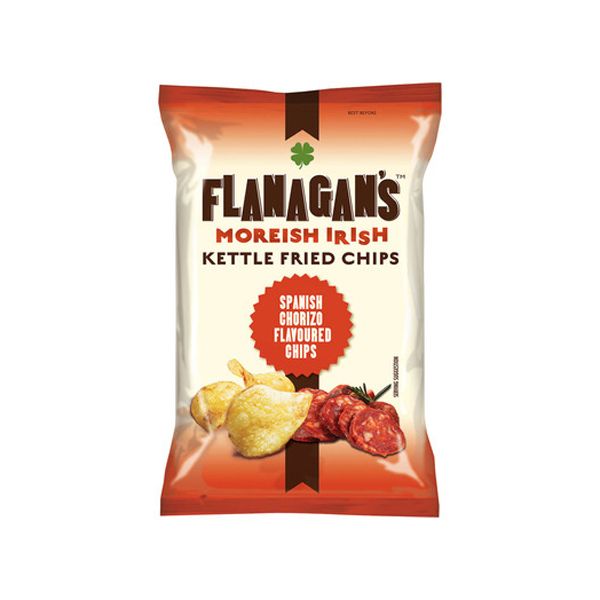 Flanagan's Potato Chips Spanish Chorizo - 18 x 125g