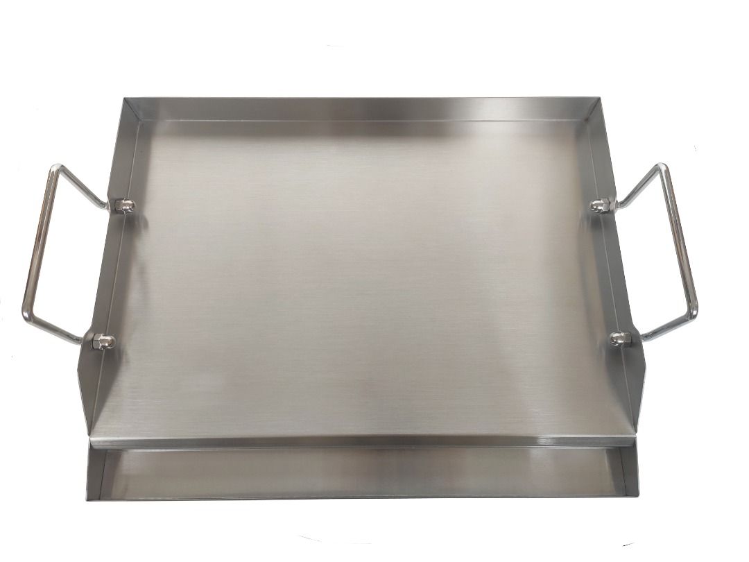 Lifespace 56cm Stainless Steel BBQ Flat Top Griddle