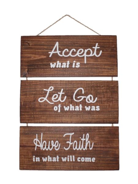 Wall Hanging - 3 Tier - Stained Pine Wood