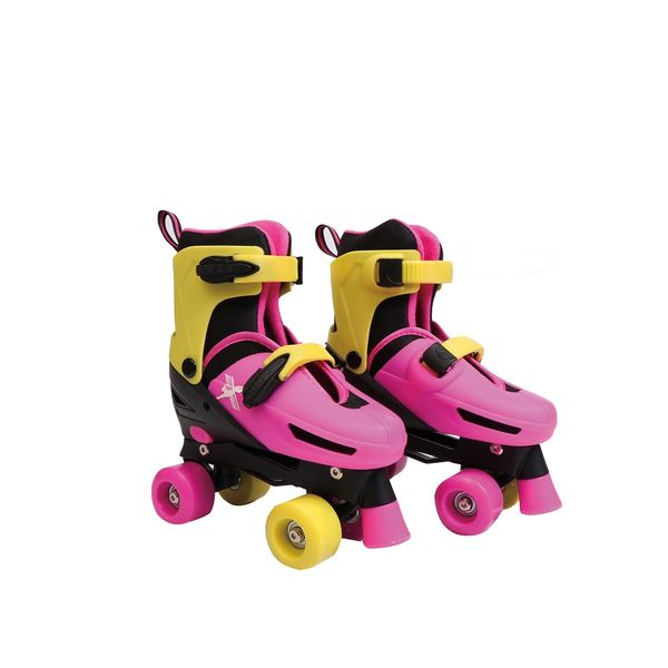 Pantha Sport - Zoomies roller skates Pink and Yellow Medium