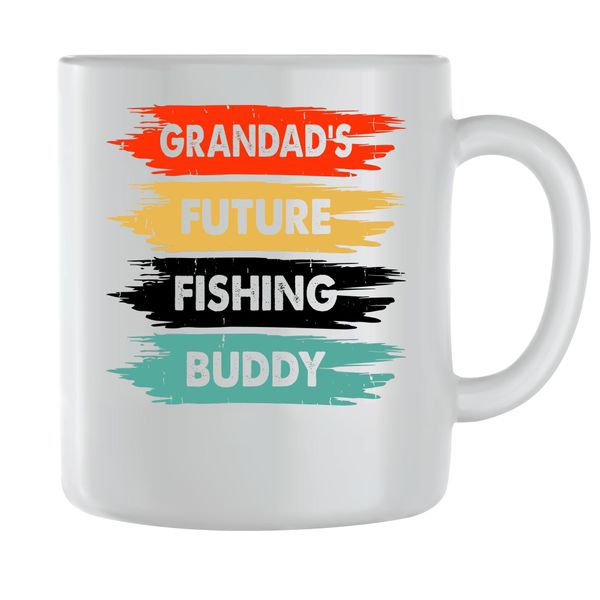 Grandad Coffee Mugs for Men Women Trendy Fishing Lover Graphic Cup Gift 196