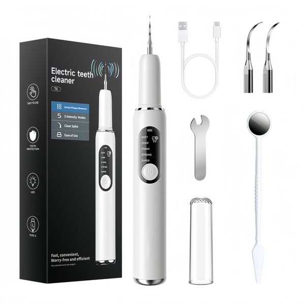 Ultrasonic Toothbrush - Smart Home Ultrasonic Tooth Cleaning Device