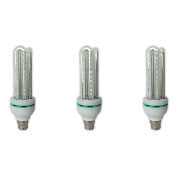 Starlit 12W LED 3U Bulb E27 6000K- 3 Pack