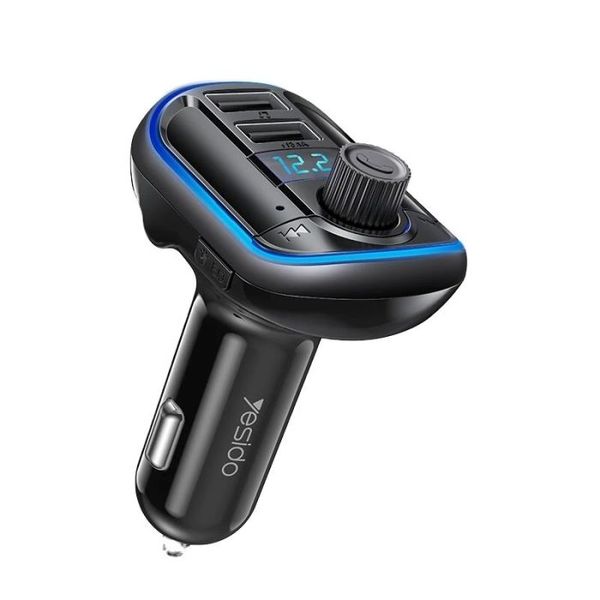 Yesido Y44 Digital Display Bluetooth Fm Transmitter-EM