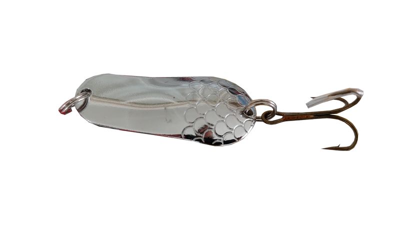 Spoon Spinner Bait - Silver - 20g - Treble Hook