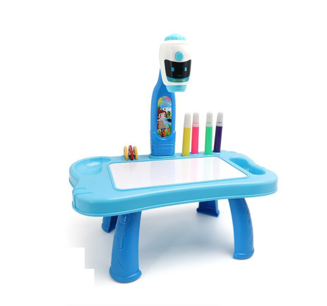 Kids Projection Painting &amp; Drawing Board - Blue