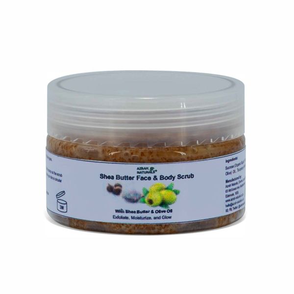 Azrah Naturals - Shea Butter Face &amp; Body Scrub