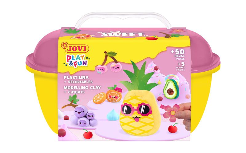 JOVI Plasticine Modelling Clay Kit - Sweet