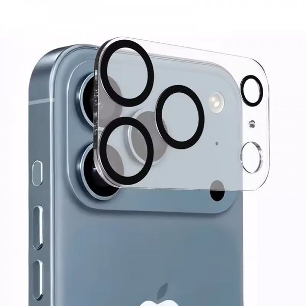 9H Tempered Glass Camera Cover Lens Protector Compatible with iPhone 17 Pro