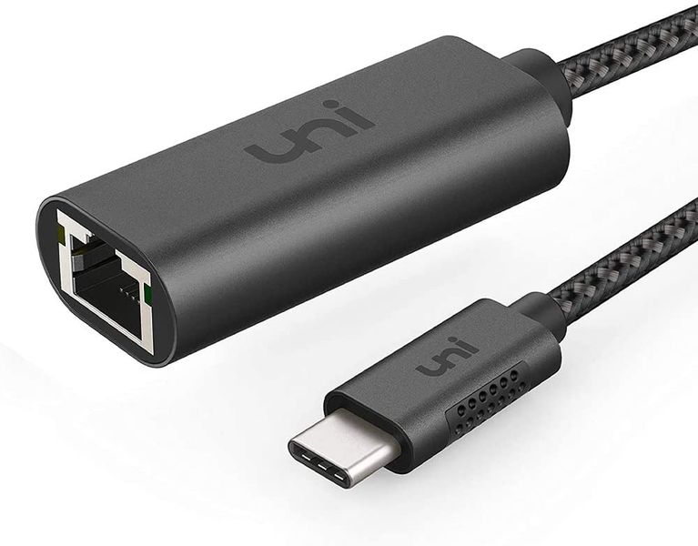 Uni USB C to Ethernet Adapter, Thunderbolt 3 Gigabit Network LAN Adapter