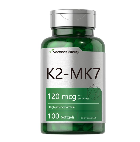 Verdant Vitality - K2 (MK7) 120 mcg - 100's