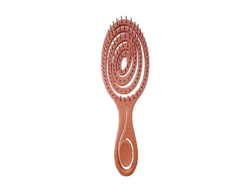 Swirl Shape Detangling Brush - Orange