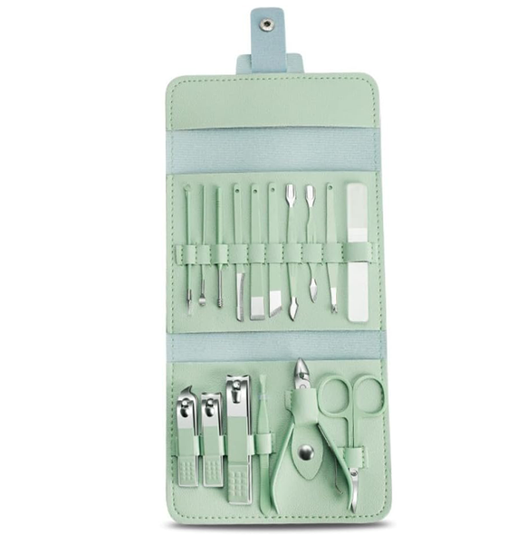 Stainless Steel Color Nail Clippers Set, Household Manicure Nail Clippers