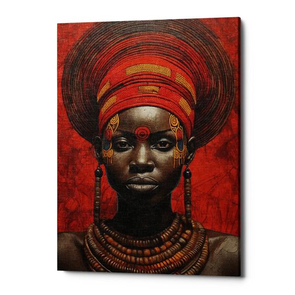 Canvas Art - Afrian Queen Canvas Print Wall Art Decor