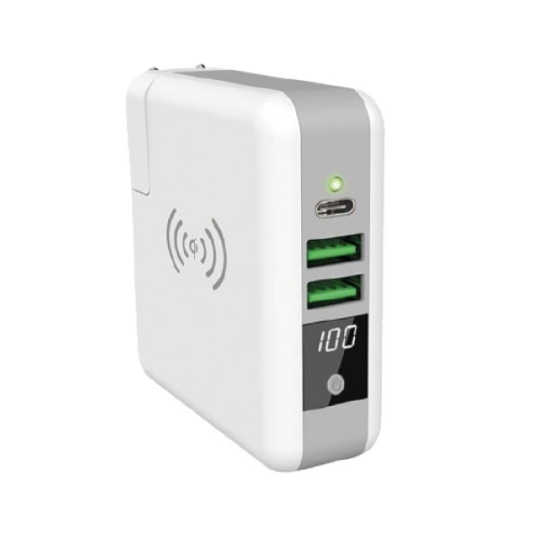 Xqisit Global Super 2-in1 Travel Charger &amp; Powerbank