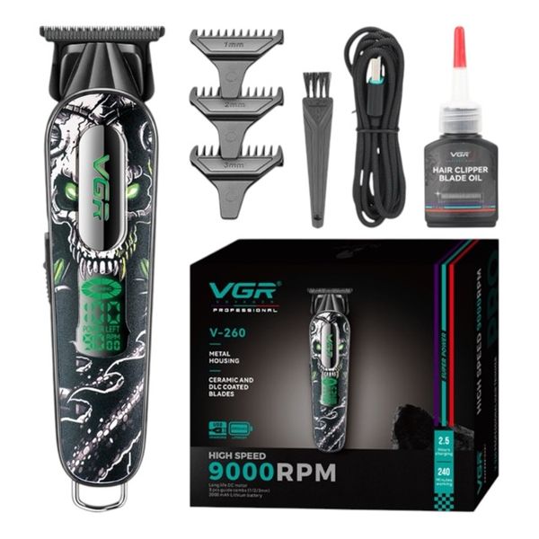 Pro Vgr V-260 Metal Dlc Hair Trimmer 9000rpm