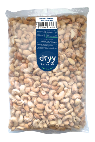 Cashews Roasted and Salted 1kg