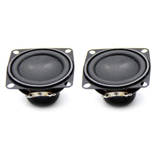2 Pcs Audio Speaker 4 10W 53Mm 2 Inch Bass Multimedia Speaker