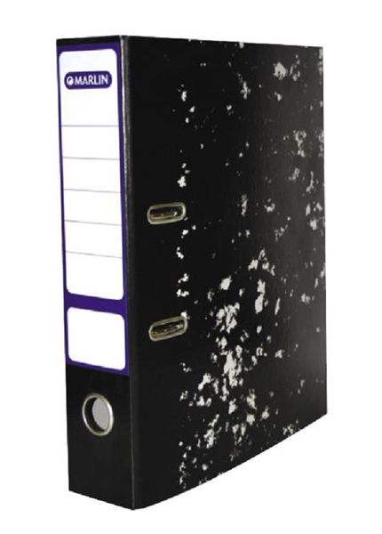 Lever arch file Black Mottle mini - plastic compressor only
