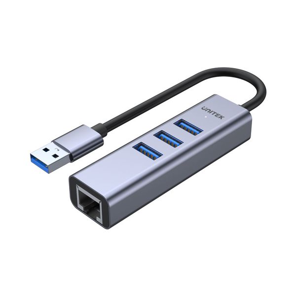 uHUB Q4 4-in-1 USB Ethernet Hub