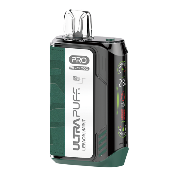 Ultra Puff Pro Lemon Mint 25 000 Puffs Disposable Vape (Pack of 5)