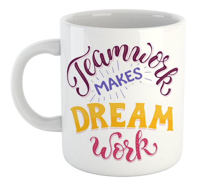 Teamwork Birthday Christmas Coworker Colleague Office Gift Mug