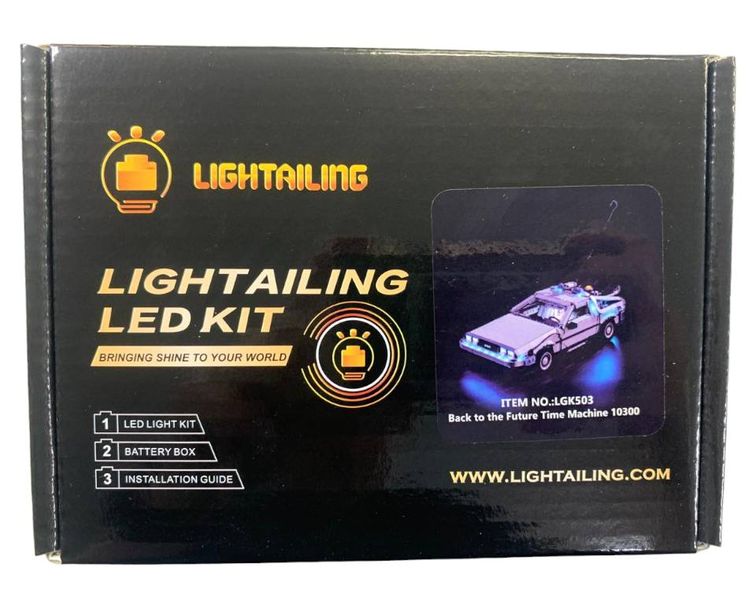 Lightailing Light Set For Lego 10300 Back To The future Time Machine